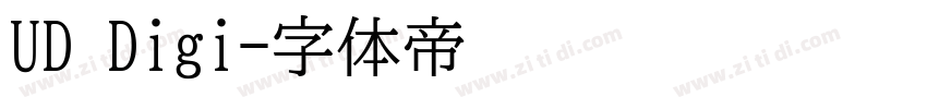 UD Digi字体转换